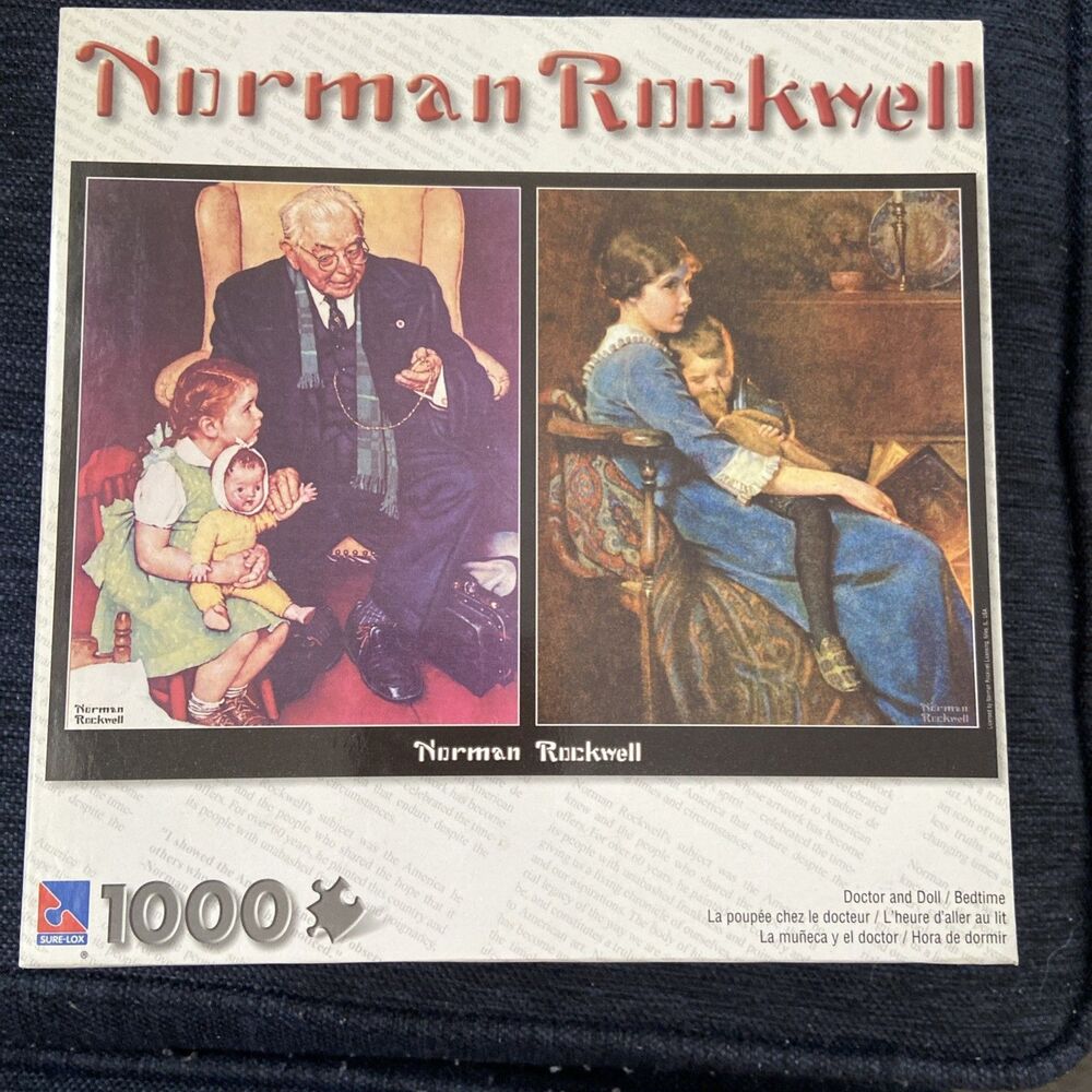 SEALED Vintage Norman Rockwell jigsaw puzzle 1000 Piece